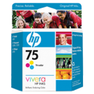 Brand New Original HP CB337WN (HP 75) INK / INKJET Cartridge Tri-Color