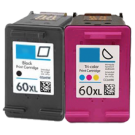 HP CC641WN / CC644WC HP 60XL Black Tri-Color High Yield Ink Cartridge Combo Pack