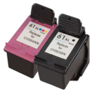 HP CH563WN / CH564WN (HP 61XL) INK / INKJET Cartridge Combo Pack Black Tri-Color High Yield