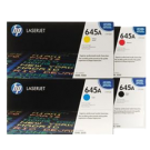 Brand New Original HP 645A Laser Toner Cartridge Set Black Cyan Yellow Magenta for Laserjet 5500