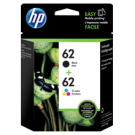 Brand New Original HP 62 INK / INKJET Cartridge COMBO PACK (C2P06AN / C2P04AN)