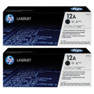 Brand New Original HP Q2612AD HP12AD Laser Toner Cartridge Dual Pack