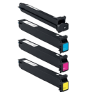 Konica Minolta C300 / C352 (TN312) Laser Toner Cartridge Set Black Cyan Yellow Magenta