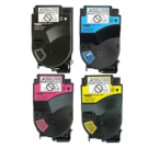 Konica Minolta C350 / C450 Laser Toner Cartridge Set Black Cyan Yellow Magenta