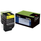 ~Brand New Original LEXMARK 70C1HY0 High Yield Laser Toner Cartridge Yellow