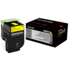 Brand New Original Lexmark 80C1HY0 Laser Toner Cartridge Yellow High Yield