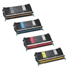 LEXMARK C5242 Laser Toner High Yield SET Black Cyan Magenta Yellow