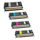 LEXMARK C736 Laser Toner Cartridge Set Black Cyan Magenta Yellow