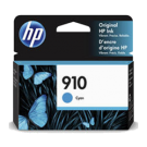 Brand New Original HP OEM-3YL58AN (910) Cyan Ink / Inkjet Cartridge