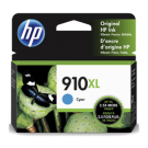 Brand New Original HP OEM-3YL62AN (910XL)  Cyan Ink / Inkjet Cartridge