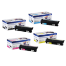 ~Brand New Original BROTHER TN-433 Laser Toner Cartridge Set High Yield Black Cyan Magenta Yellow