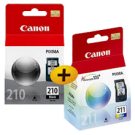 Brand New Original CANON P-PG-210 / P-CL-211 INK / INKJET Cartridge Combo