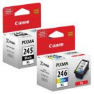 BRAND NEW ORIGINAL CANON PG-245XL / CL-246XL INK / INKJET Cartridge Black Tri-Color High Yield Combo