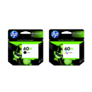 Brand New Original HP CC641WN / CC644WN HP 60XL Black Tri-Color High Yield Ink Cartridge Combo Pack