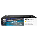 Brand New Original HP L0R15A (HP981) Extra High Yield Ink Cartridge Yellow