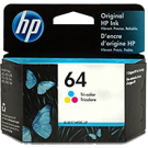 ~Brand New Original OEM-HP N9J89AN (HP 64) INK / INKJET Cartridge Tri-Color