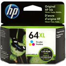 Brand New Original OEM-HP N9J91AN (64XL) INK / INKJET Cartridge Tri-Color
