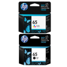 Brand New OEM Original HP N9K01AN / N9K02AN (#65) INK / INKJET Cartridge Combo Pack Black Tri-Color