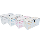 Brand New Original OEM-KYOCERA MITA TK-5232 Laser Toner Cartridge Set Black Cyan Magenta Yellow