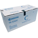 ~Brand New Original OEM-Kyocera / Mita TK5242C Laser Toner Cartridge Cyan