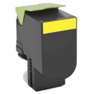Lexmark 80C1SY0 Laser Toner Cartridge Yellow