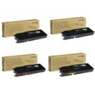 ~Brand New Original XEROX C400 / C405 Extra High Yield Laser Toner Cartridge Set Black Cyan Magenta Yellow