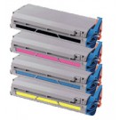 OKIDATA C7300 SET Laser Toner Cartridge Black Cyan Yellow Magenta