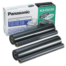 ~Brand New Original PANASONIC KX-FA136 RIBBON Cartridge 2 Rolls