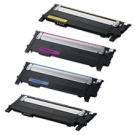 SAMSUNG CLT-404S Laser Toner Cartridge Set Black Cyan Magenta Yellow