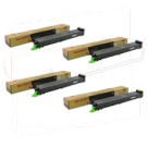 Brand New Original MX-4100 / MX-5110 Laser Toner Cartridge Set Black Cyan Magenta Yellow