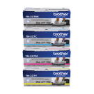 Brand New Original Brother TN227 High Yield Laser Toner Cartridge Set Black Cyan Magenta Yellow