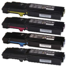 XEROX 6600 / 6605 High Yield Laser Toner Cartridge Set Black Cyan Magenta Yellow