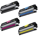 Xerox 6121 Laser Toner Cartridge Set Black Cyan Magenta Yellow High Yield